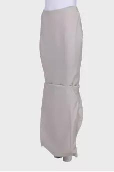 Back cut maxi skirt