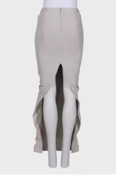 Back cut maxi skirt