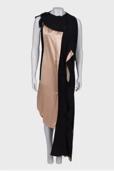 Asymmetric slip dress