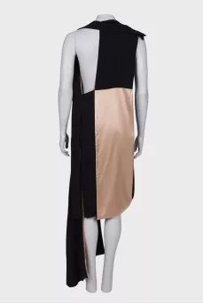 Asymmetric slip dress