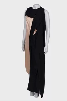 Asymmetric slip dress