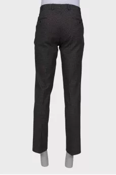 Men's checkered trousers