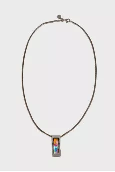 Pendant with print multicolor