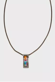Pendant with print multicolor