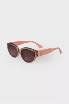 Sunglasses with translucent frames