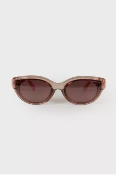 Sunglasses with translucent frames
