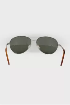 Green aviator Sunglasses