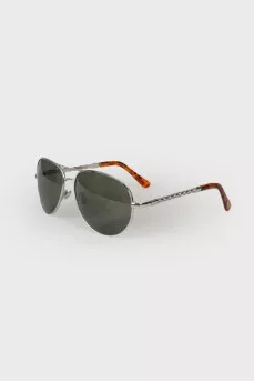 Green aviator Sunglasses