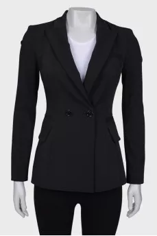 Classic jacket close-fitting in the waist