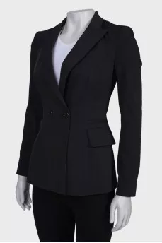 Classic jacket close-fitting in the waist