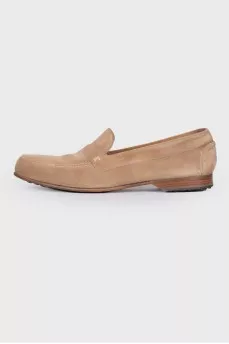 Men's suede loafers