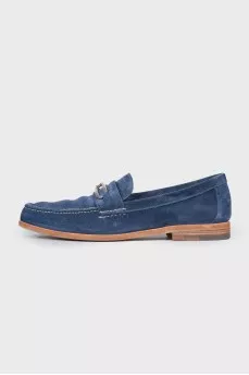 Men's blue loafers