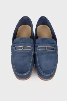 Men's blue loafers