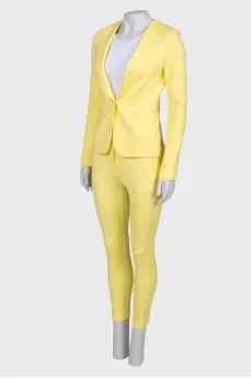 Yellow classic suit