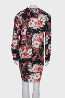 Floral print dress with tag
