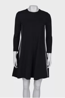 Dress with silver stripes