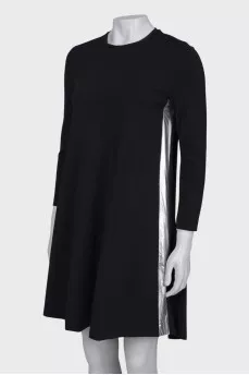 Dress with silver stripes