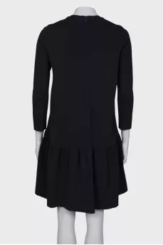 Dress with silver stripes