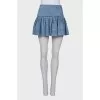 Denim suit jacket and skirt
