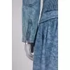 Denim suit jacket and skirt