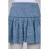 Denim suit jacket and skirt