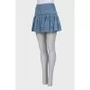 Denim suit jacket and skirt