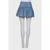 Denim suit jacket and skirt