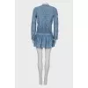 Denim suit jacket and skirt