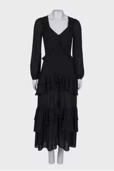 Black dress with beads