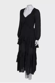Black dress with beads