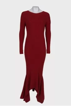 Maxi dress with open back