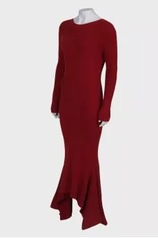 Maxi dress with open back