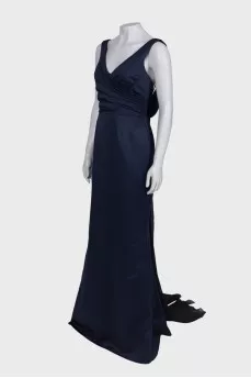 Navy blue maxi dress