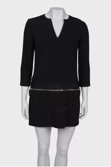 Black V-Neck dress