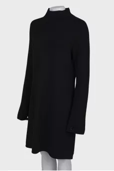 Long sleeve wool dress