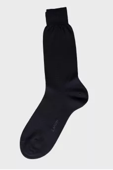 Men's dark blue socks