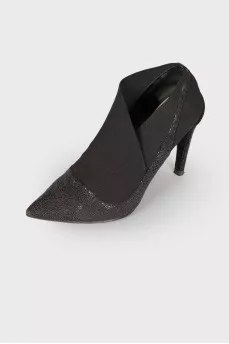 Pointed toecap textile shoes