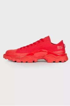 Men's red sneakers