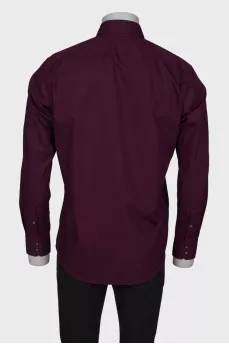 Men's dark purple shirt