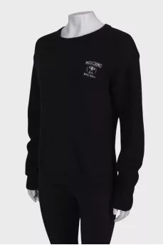 Men's natural wool sweater