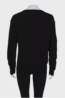 Men's natural wool sweater