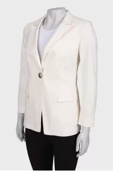 Classic jacket close-fitting in the waist
