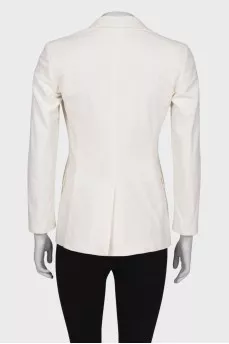 Classic jacket close-fitting in the waist