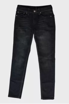 Navy blue skinny jeans