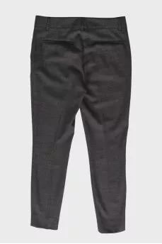 Trousers of natural wool