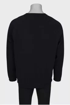 Men's black sweatshirt