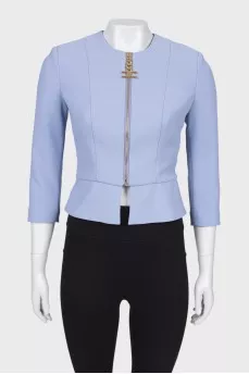 Jacket close-fitting in the waist with tag