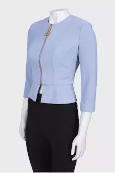 Jacket close-fitting in the waist with tag
