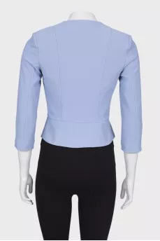 Jacket close-fitting in the waist with tag