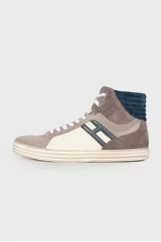 Men's sneakers in a combined color